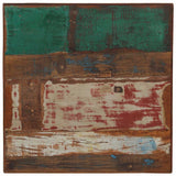 Bar Table Solid Reclaimed Wood Multicolour 60x60x107 cm