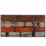 Bar Table Solid Reclaimed Wood Multicolour 120x60x107 cm