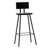 Bar Chairs 2 pcs Solid Reclaimed Wood - Extra Image