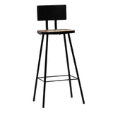 Bar Chairs 4 pcs Solid Reclaimed Wood - Extra Image