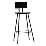 Bar Chairs 4 pcs Solid Reclaimed Wood - Extra Image