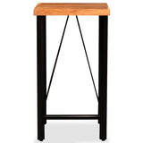 Bar Table 60x60x107 cm Solid Acacia Wood - Low Angle