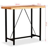 Bar Table 120x60x107 cm Solid Acacia Wood - Extra Image