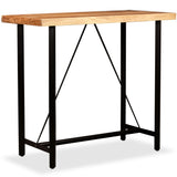 Bar Table 120x60x107 cm Solid Acacia Wood