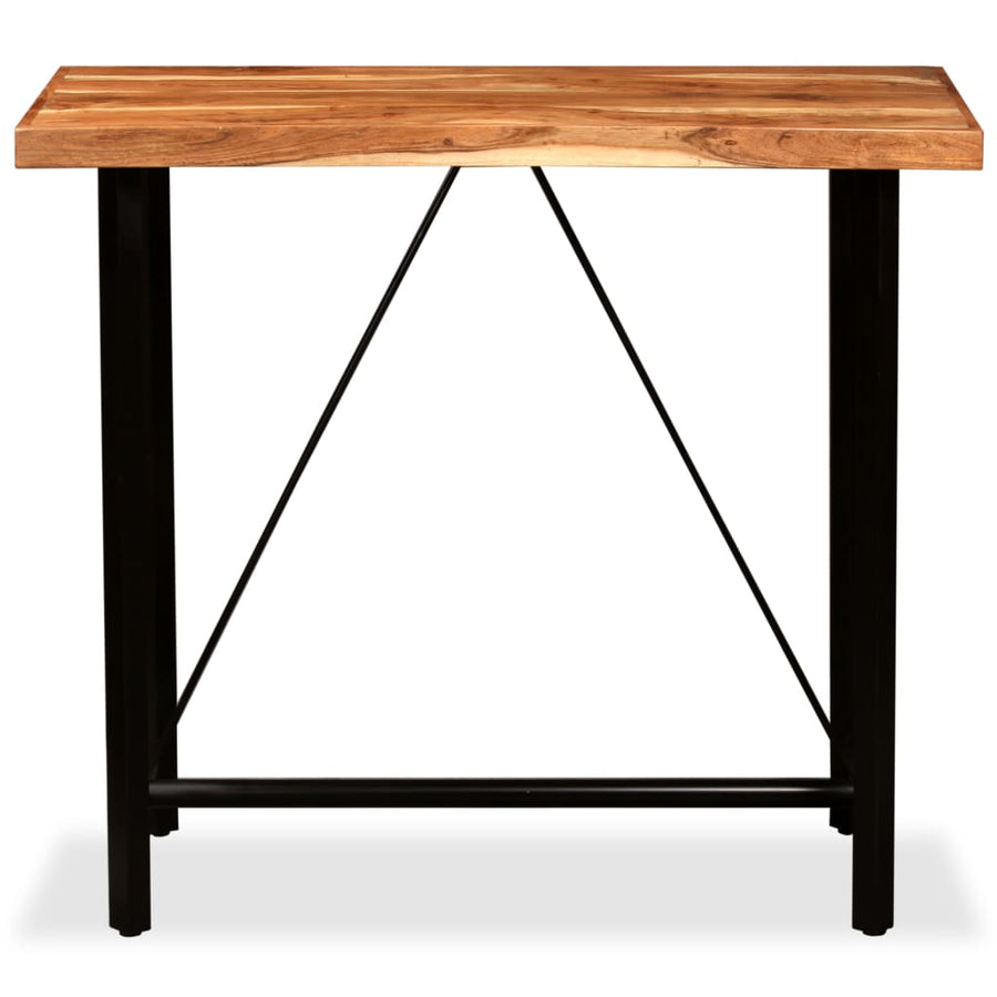 Bar Table 120x60x107 cm Solid Acacia Wood
