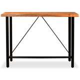 Bar Table 150x70x107 cm Solid Acacia Wood - Front View