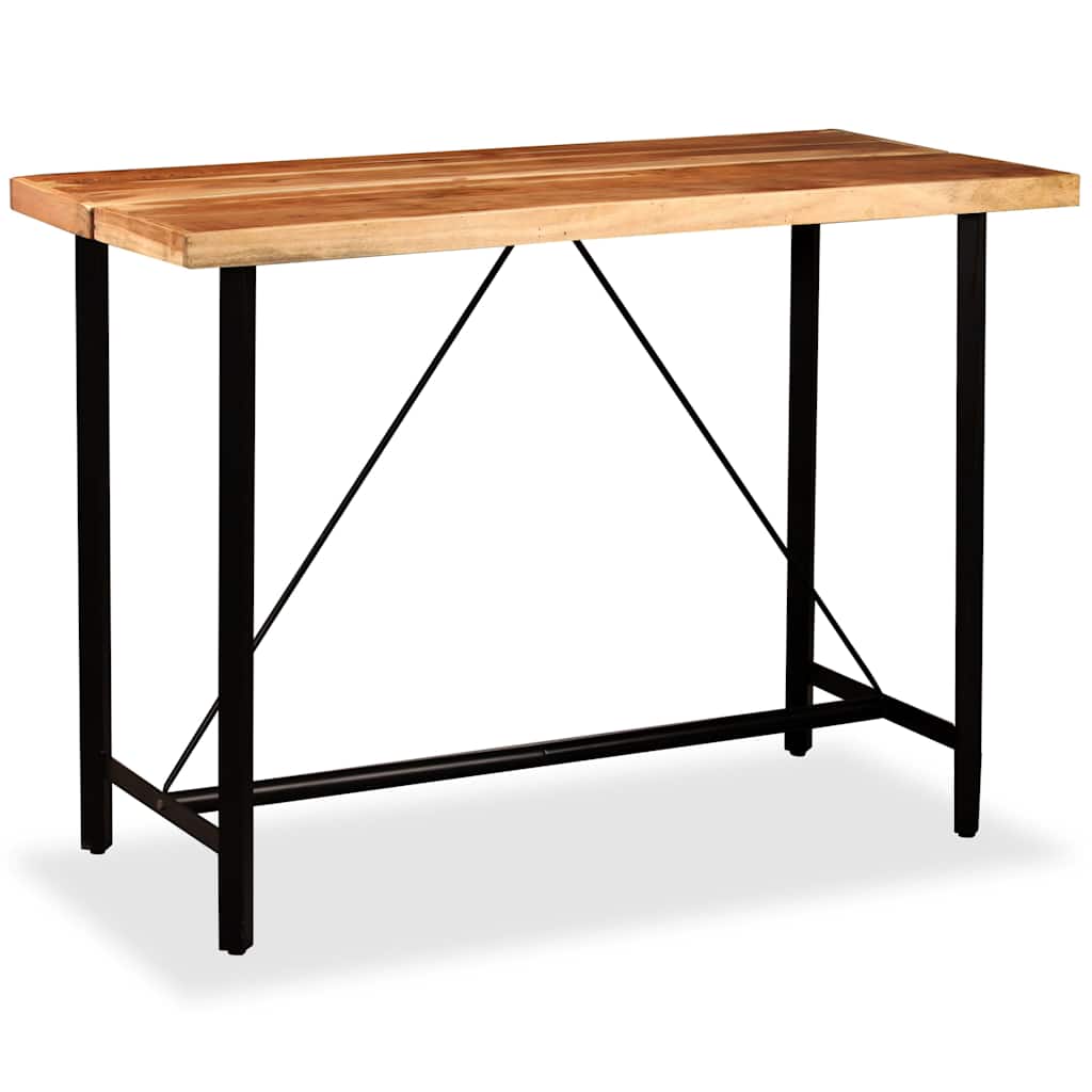 Bar Table 150x70x107 cm Solid Acacia Wood