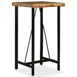 Bar Table 60x60x107 cm Solid Reclaimed Wood - Extra Image