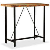 Bar Table 120x60x107 cm Solid Reclaimed Wood - Extra Image