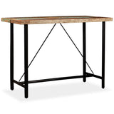 Bar Table 150x70x107 cm Solid Reclaimed Wood