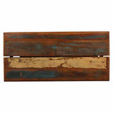Bar Table 150x70x107 cm Solid Reclaimed Wood - Side View