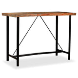 Bar Table 150x70x107 cm Solid Reclaimed Wood - Top-Down View