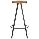 Bar Stools 2 pcs Solid Reclaimed Wood
