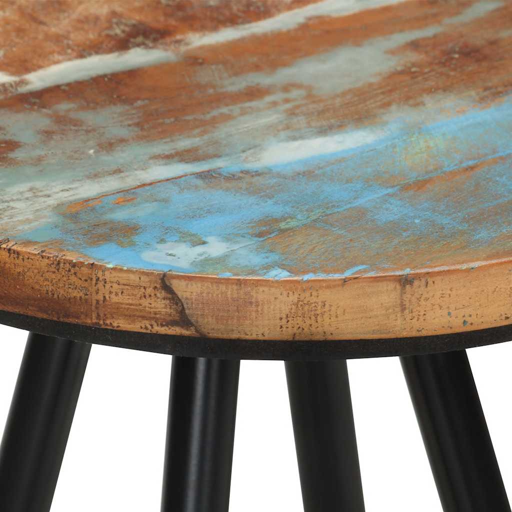 Bar Stools 2 pcs Solid Reclaimed Wood