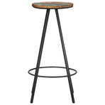 Bar Stools 4 pcs Solid Reclaimed Wood