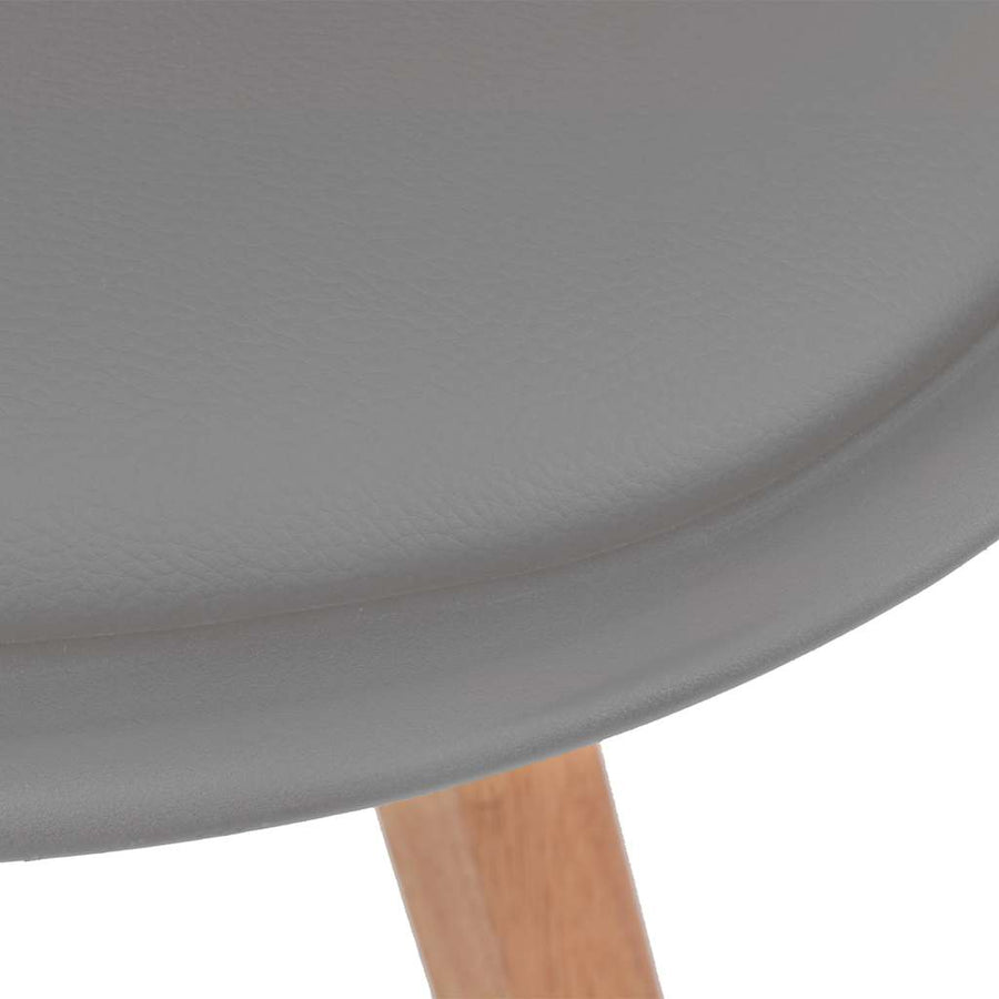Dining Chairs 6 pcs Grey Plastic