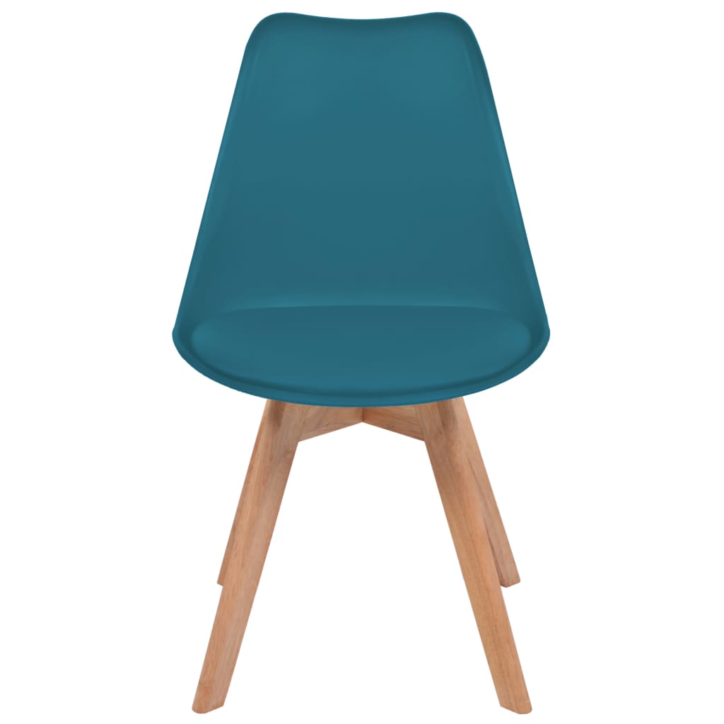 Dining Chairs 6 pcs Turquoise Plastic