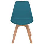 Dining Chairs 6 pcs Turquoise Plastic