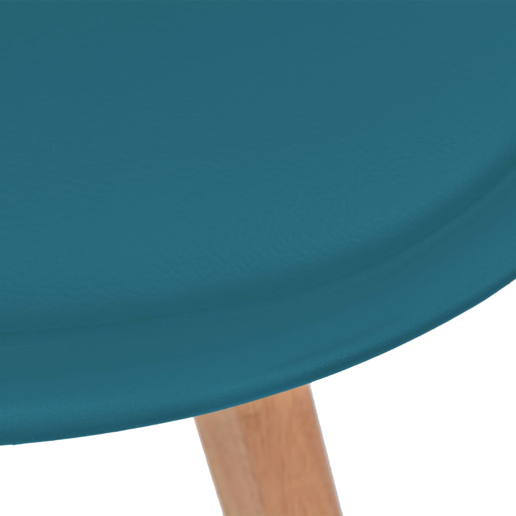 Dining Chairs 6 pcs Turquoise Plastic