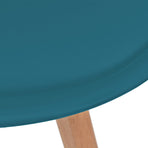 Dining Chairs 6 pcs Turquoise Plastic