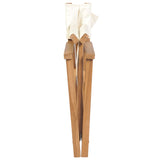 Folding Director's Chair Solid Teak Wood - Rear View