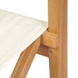 Folding Director's Chair Solid Teak Wood - Extra Image