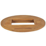 Beer Crate Tabletop Teak 70 cm