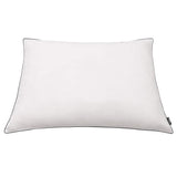 Pillows 2 pcs Down/Feather Filling Light 70x60 cm White - Side View