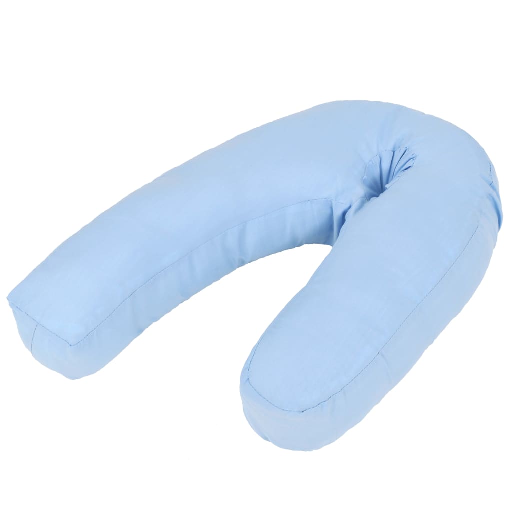 Pregnancy Pillow J-Shaped 54x(36-43) cm Blue
