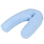 Pregnancy Pillow J-Shaped 54x(36-43) cm Blue