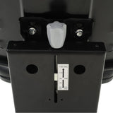 Tractor Seat with Suspension Black - 45-Degree Angle