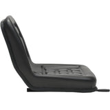 Universal Tractor Seat Black - Side View