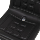 Universal Tractor Seat Black - Close-Up Angle
