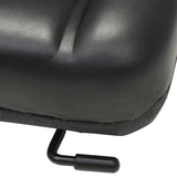 Forklift & Tractor Seat with Adjustable Backrest Black - 45-Degree Angle