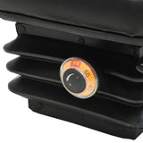 Forklift & Tractor Seat with Suspension and Adjustable Backrest - Rear View