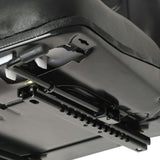 Forklift & Tractor Seat with Suspension and Adjustable Backrest - Low Angle