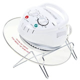 Halogen Convection Oven with Extension Ring 1400 W 17 L - Side View