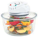 Halogen Convection Oven with Extension Ring 1400 W 17 L - Rear View
