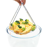 Halogen Convection Oven with Extension Ring 800 W 10 L - Low Angle