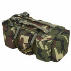 3-in-1 Army-Style Duffel Bag 45 L Camouflage