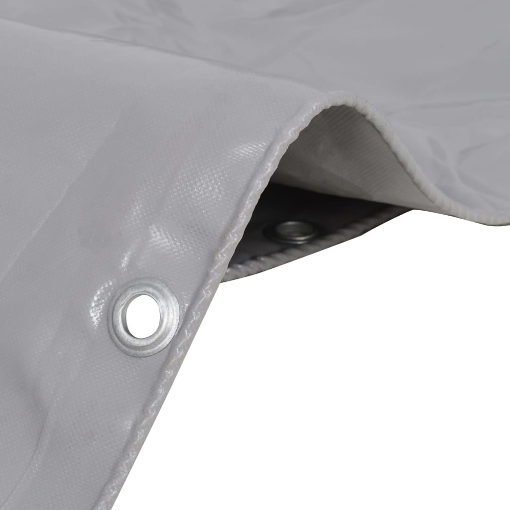 Tarpaulin 650 g/m? 4x4 m Grey