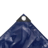Tarpaulin 650 g/m² 3x5 m Blue - Top-Down View