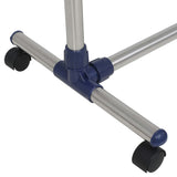 Adjustable Clothes Rack Stainless Steel 165x44x150 cm Silver - Rear View