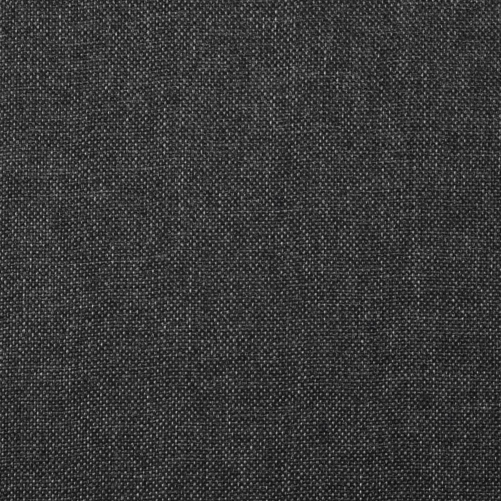 Dining Chairs 2 pcs Dark Grey Fabric