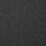 Dining Chairs 4 pcs Dark Grey Fabric - Rear View