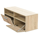 TV Cabinet Engineered Wood 95x35x36 cm Oak - Side View