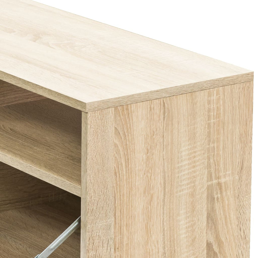 Tv Cabinet Chipboard 95x35x36 Cm Oak