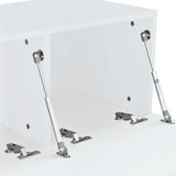 TV Cabinet Engineered Wood 120x40x34 cm High Gloss White