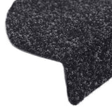 Stair Mats Self-adhesive 15 pcs 56x17x3 cm Black Half Round - Rear View