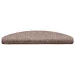 Stair Mats Self-adhesive 15 pcs 65x21x4 cm Light Brown